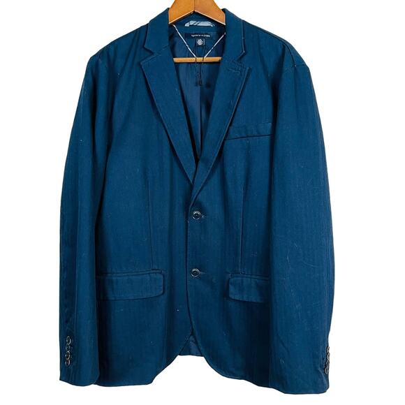 NEW! Tommy Hilfiger Special Edition Blazer Men Suit Dual Button Navy - L - Picture 1 of 7